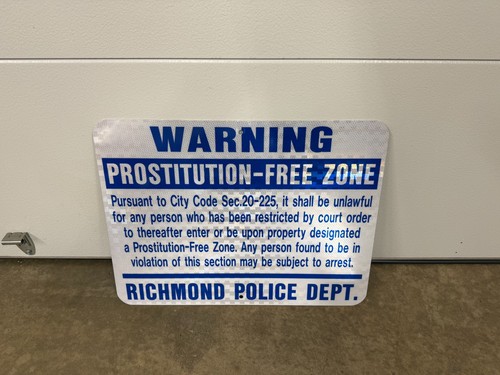 Prostitute sign richmond - sign,
