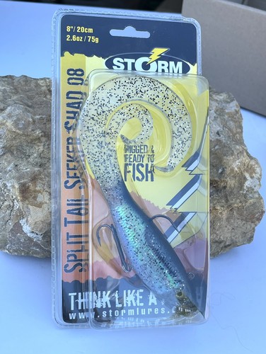 Storm split tail seeker shad - storm,