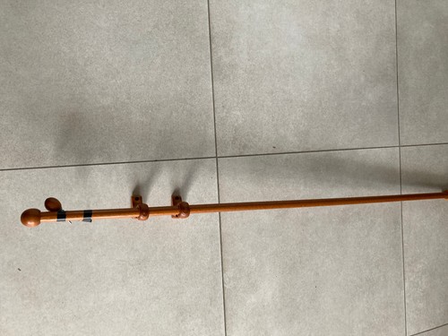 Tringle bois clair - clair, 1m50