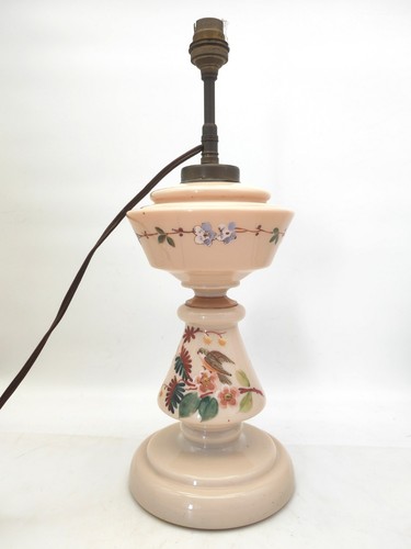 Ancien pied lampe - pied, en
