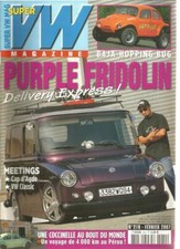 VW MAGAZINE N°210 PURPLE FRIDOLIN / BAJA HOPPING BUG / COX AU BOUT DU MONDE