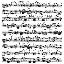 TAMPON BOIS PARTITION MUSIQUE ARTEMIO K508 100x100mm