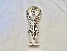 sceau cachet art nouveau muguet argent massif Charles Murat 1897- 1910