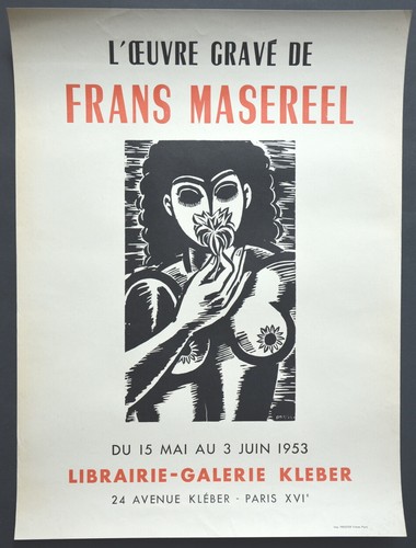 Affiche frans masereel - frans,