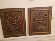 Paire De Panneau En Bois