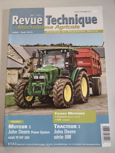 Revue technique tracteur - technique,