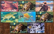 Lot 8 cartes téléphoniques