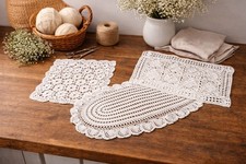 🧶Lot De 3 Napperons