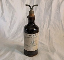 Ancien Flacon D'encre en