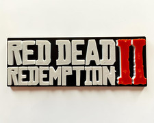 Plaque Logo Red Dead