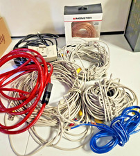 Lot AUDIO HIGH POWER SPEAKER CABLE WIRE, Monster 100 ft, Max ANT/CATV