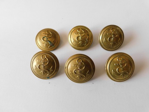Marine nationale 6 boutons - nationale,