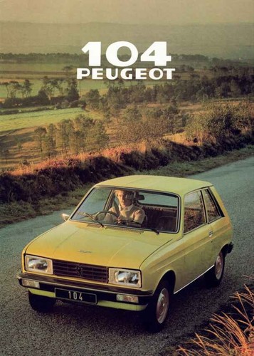 Catalogue brochure peugeot 104 - catalogue,