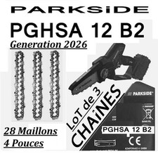 PARKSIDE lot 3 chaines  pour