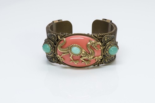 Patrice faux coral green - faux,