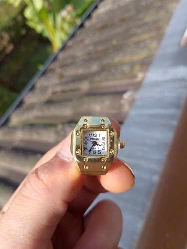 Montre bague doré - bague,
