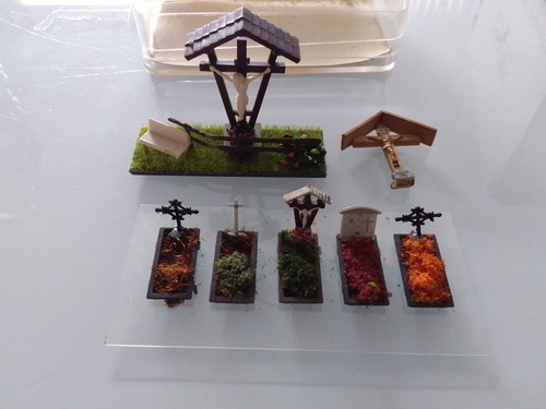 Niche crucifix plus tombes - ho, .