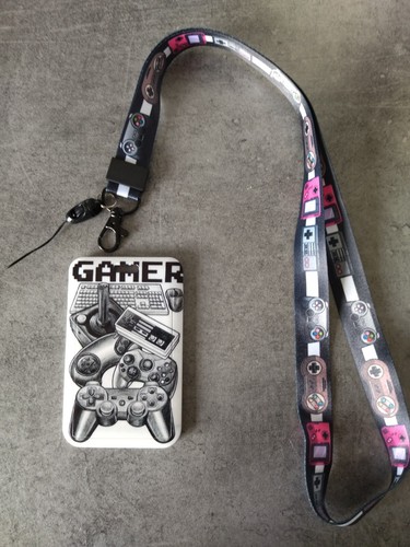 Porte carte badge gamer - carte-badge,