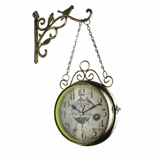 Horloge murale double - murale,