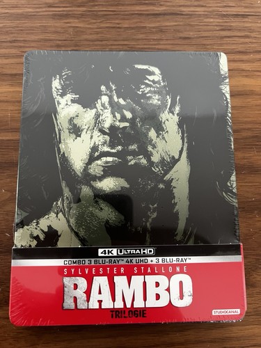 Rambo trilogy steelbook 4k - rambo,
