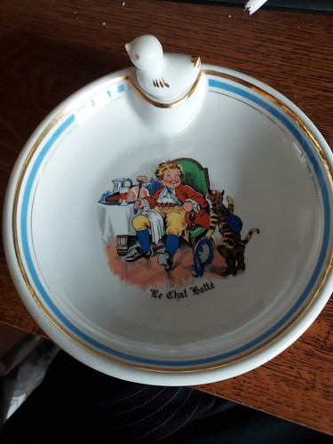 Ancienne assiette bouillie - assiette, a