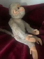 Antique Teddy Bear Straw Plush Little Monkey