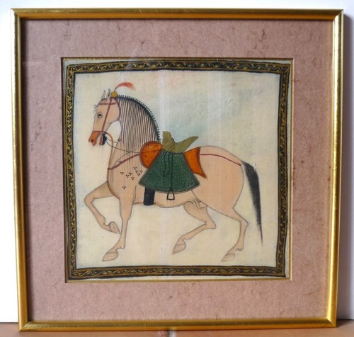 Peinture indienne sur - soie,
