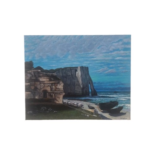 Painting canvas seascape - painting, on