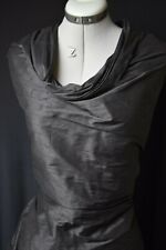 Lanvin.Sublime doupion shantoung soie sauvage noir. 