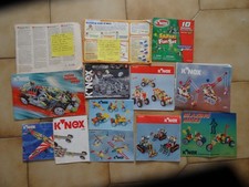 K'NEX  13 livrets , mini