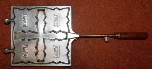 Ancien moule gaufrier - moule, l'etoile