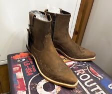Bottes Basses En Cuir Western