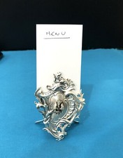 Porte menu Métal argenté