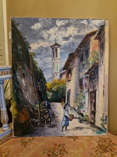 Peinture ancienne huile sur - peinture,