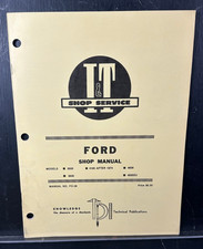 USED I&T SHOP SERVICE REPAIR MANUAL TRACTOR FORD FO-38 2600 3600 4100 4600 4600S