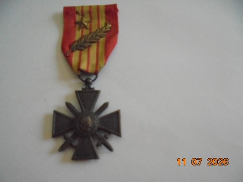 Médaille croix guerre - médaille,