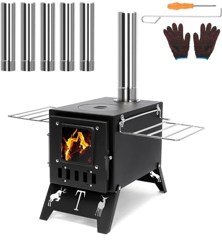 Poêle bois camping - bois,