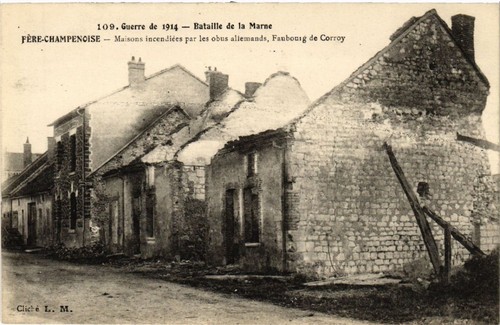 Cpa fere champenoise maisons - cpa, fere-champenoise