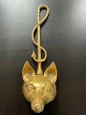 Large Animal Sculpture Bronze Fox Curiosity Trophy Hunting?