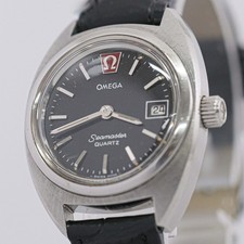 RARE *NEAR MINT* Vintage OMEGA Seamaster Cal.1320 Quartz Push Crown 28mm Women's