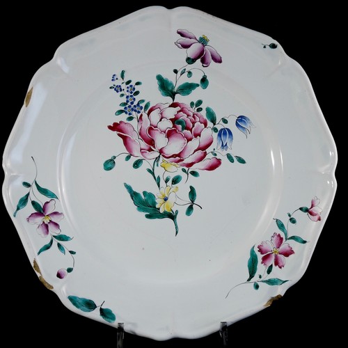 Assiette hannong faïence - assiette,