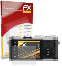 atFoliX 3x Protecteur d'écran pour Leica X1 Film Protection d'écran mat&antichoc