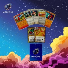 Pack Météore - Booster Pokemon Reconditionné - Lot De 7 Cartes Avec 2 Ultra Mini