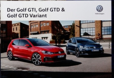 VW Golf 7 GTI GTD GTD Variant brochure, 1.2019
