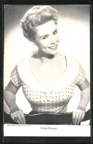 Carte postale actrice - carte, de