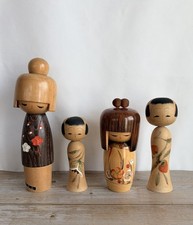 Lot de 4 poupées japonaises