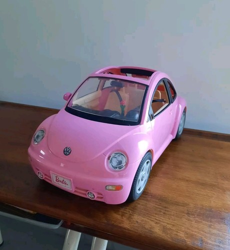 Voiture rose toit ouvrant - rose,