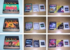 ATARI LYNX - JEUX COMPLETS ET
