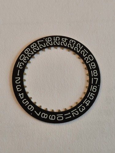 Disque date noir guichet - de,
