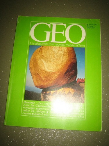 Magazine geo avril 1979 - 2,